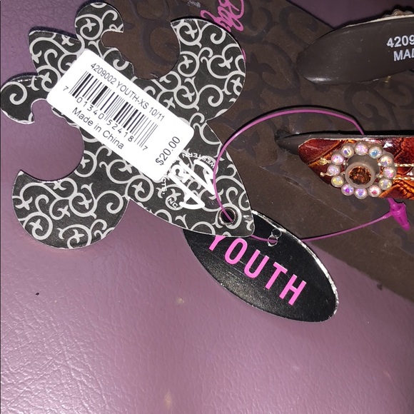 New Girls Blazin Roxx Flip-Flop Sandals - Picture 4 of 4